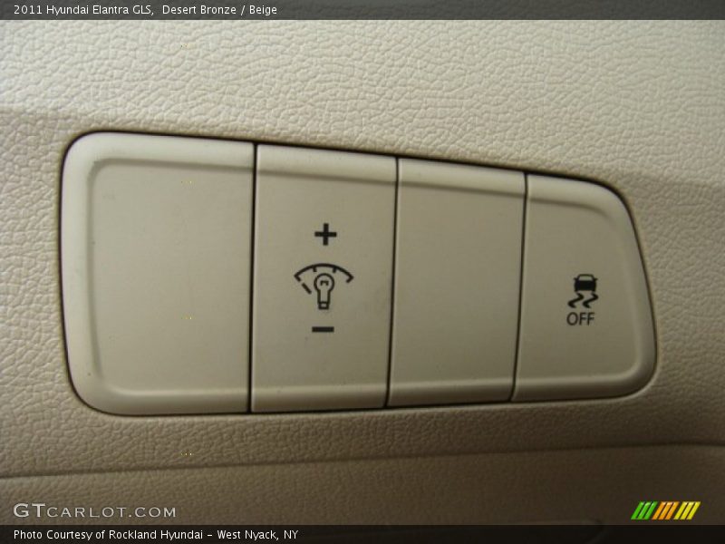 Desert Bronze / Beige 2011 Hyundai Elantra GLS