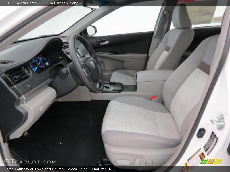 Super White / Ivory 2013 Toyota Camry LE