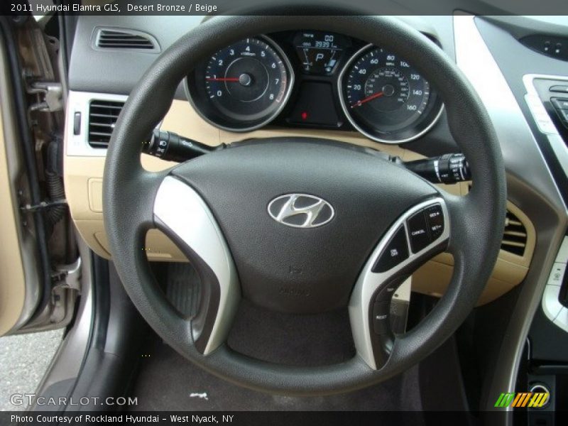Desert Bronze / Beige 2011 Hyundai Elantra GLS