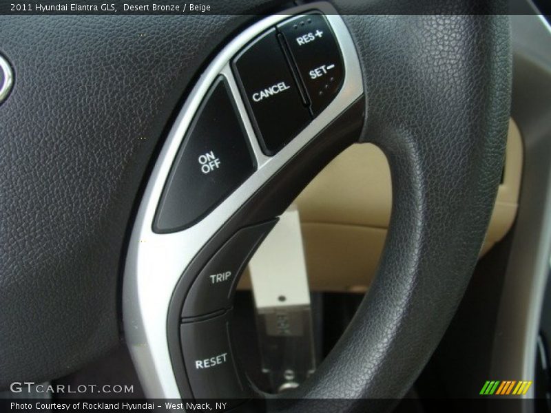 Desert Bronze / Beige 2011 Hyundai Elantra GLS