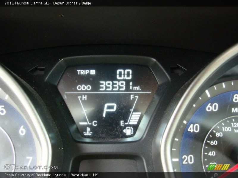 Desert Bronze / Beige 2011 Hyundai Elantra GLS