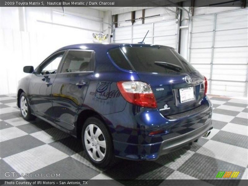 Nautical Blue Metallic / Dark Charcoal 2009 Toyota Matrix S