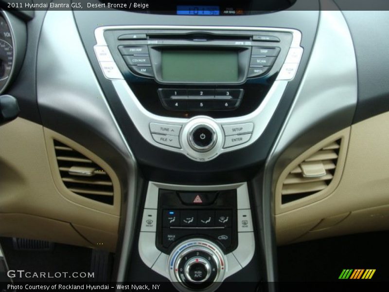 Desert Bronze / Beige 2011 Hyundai Elantra GLS