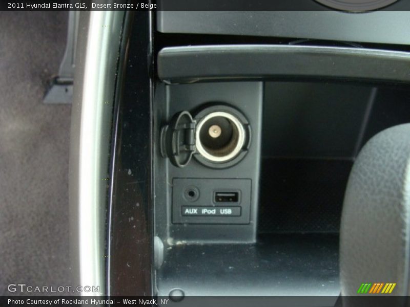 Desert Bronze / Beige 2011 Hyundai Elantra GLS