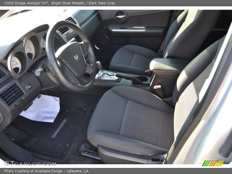 Bright Silver Metallic / Dark Slate Gray 2009 Dodge Avenger SXT