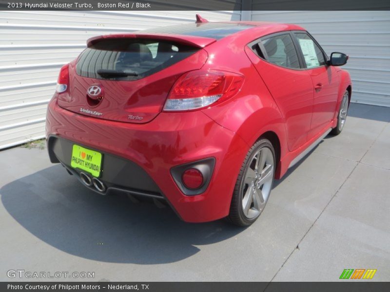 Boston Red / Black 2013 Hyundai Veloster Turbo