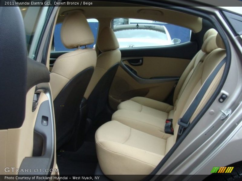 Desert Bronze / Beige 2011 Hyundai Elantra GLS