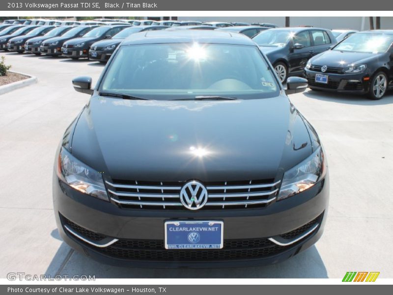 Black / Titan Black 2013 Volkswagen Passat TDI SE