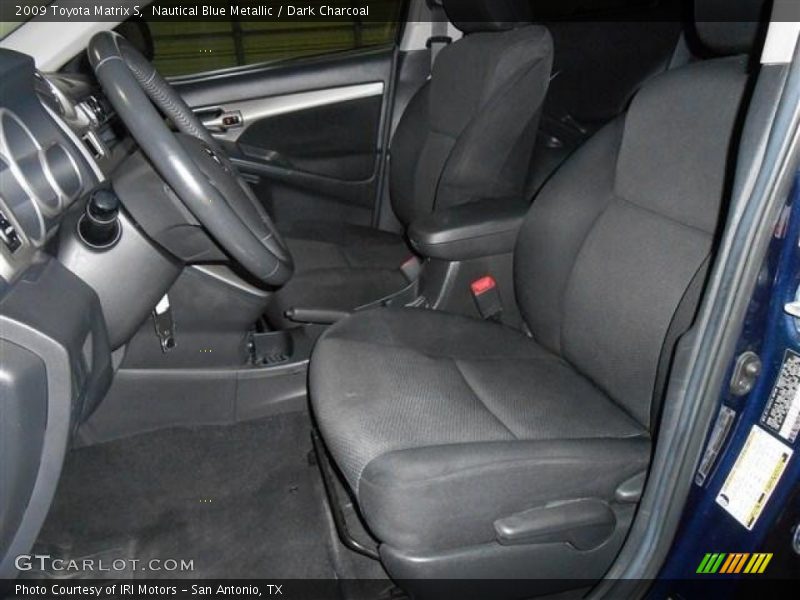 Nautical Blue Metallic / Dark Charcoal 2009 Toyota Matrix S