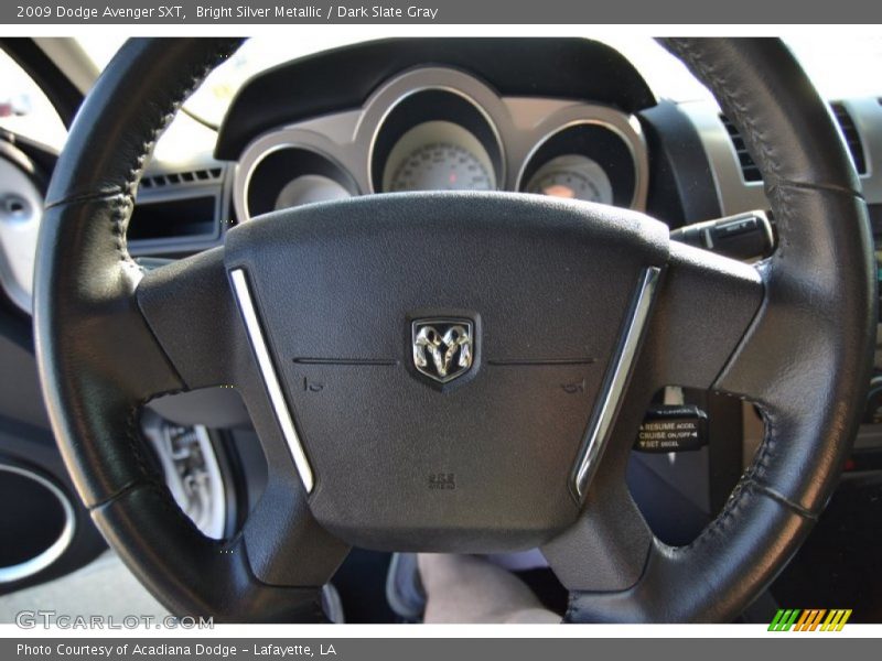 Bright Silver Metallic / Dark Slate Gray 2009 Dodge Avenger SXT