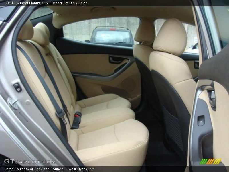 Desert Bronze / Beige 2011 Hyundai Elantra GLS
