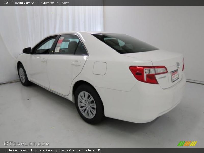 Super White / Ivory 2013 Toyota Camry LE