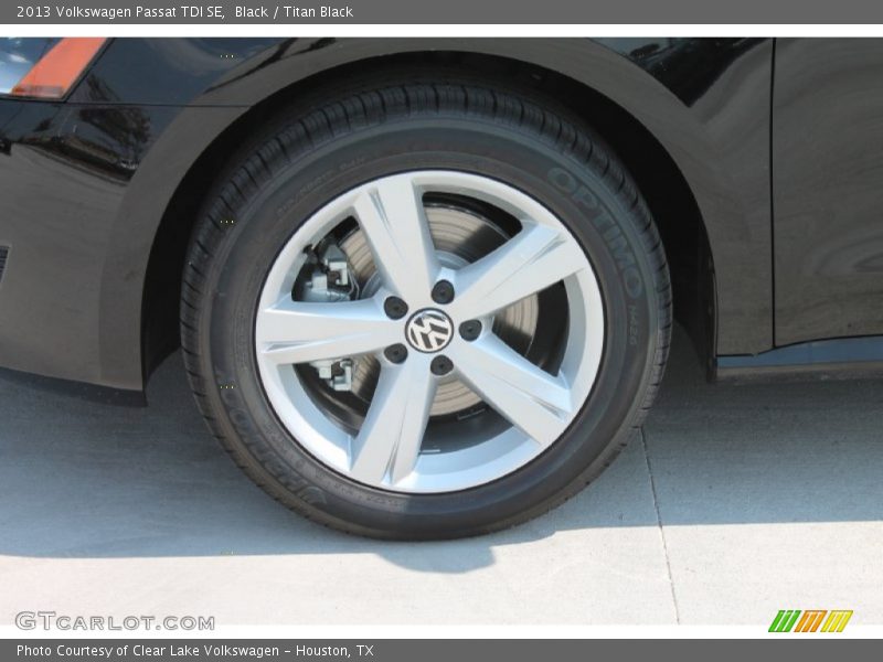 Black / Titan Black 2013 Volkswagen Passat TDI SE