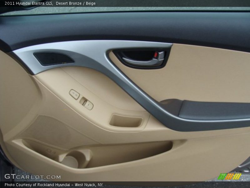 Desert Bronze / Beige 2011 Hyundai Elantra GLS