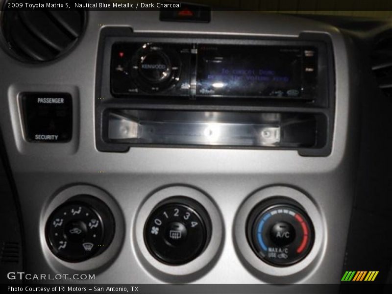 Nautical Blue Metallic / Dark Charcoal 2009 Toyota Matrix S