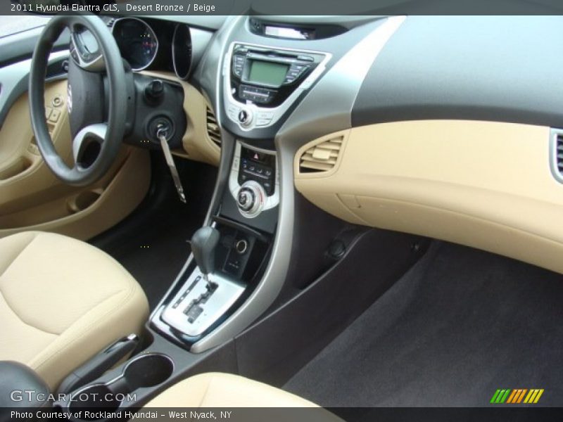 Desert Bronze / Beige 2011 Hyundai Elantra GLS