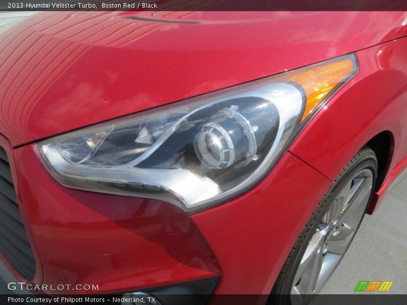 Boston Red / Black 2013 Hyundai Veloster Turbo