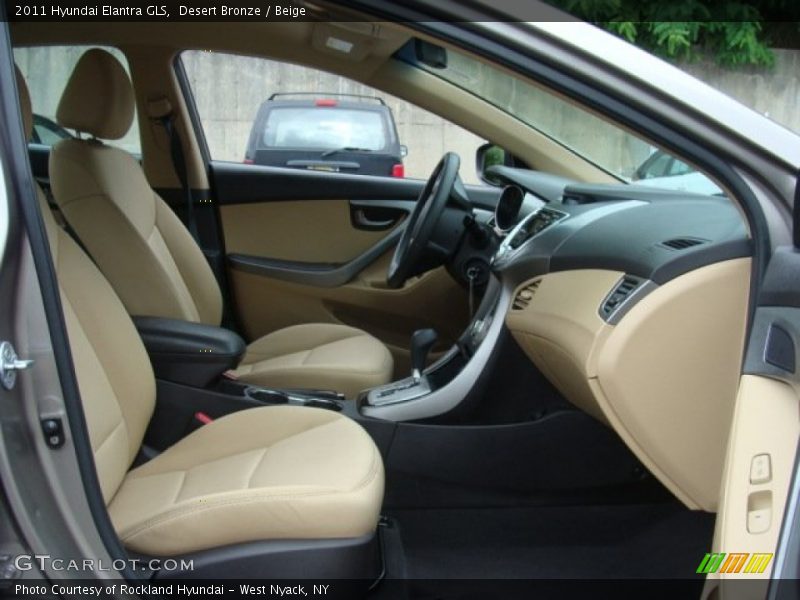 Desert Bronze / Beige 2011 Hyundai Elantra GLS