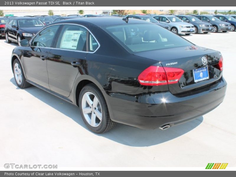 Black / Titan Black 2013 Volkswagen Passat TDI SE