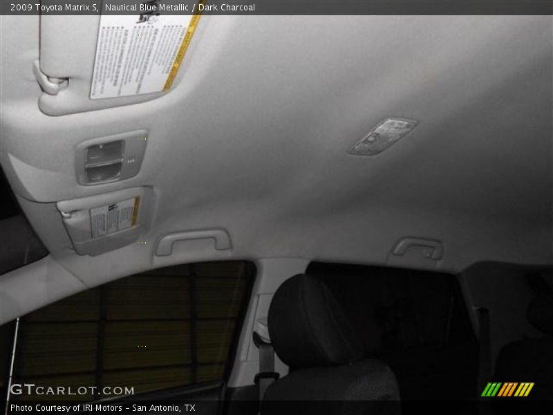 Nautical Blue Metallic / Dark Charcoal 2009 Toyota Matrix S