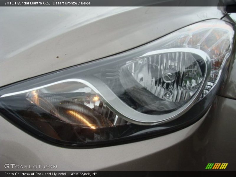Desert Bronze / Beige 2011 Hyundai Elantra GLS