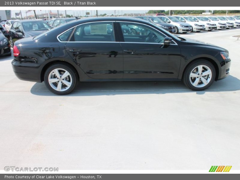 Black / Titan Black 2013 Volkswagen Passat TDI SE
