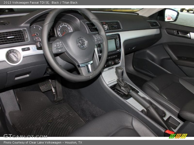 Black / Titan Black 2013 Volkswagen Passat TDI SE