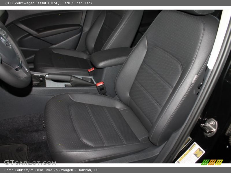 Black / Titan Black 2013 Volkswagen Passat TDI SE