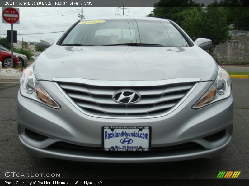 Radiant Silver / Gray 2011 Hyundai Sonata GLS