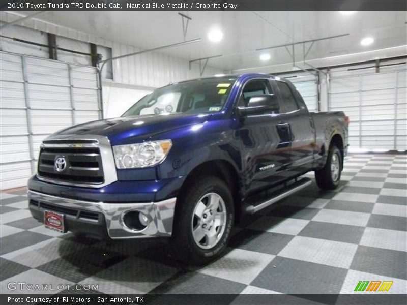 Nautical Blue Metallic / Graphite Gray 2010 Toyota Tundra TRD Double Cab