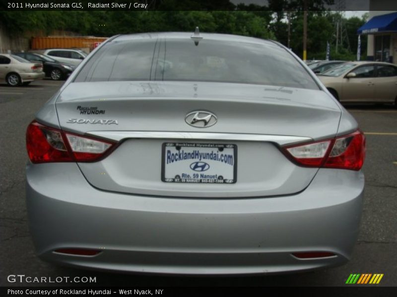 Radiant Silver / Gray 2011 Hyundai Sonata GLS