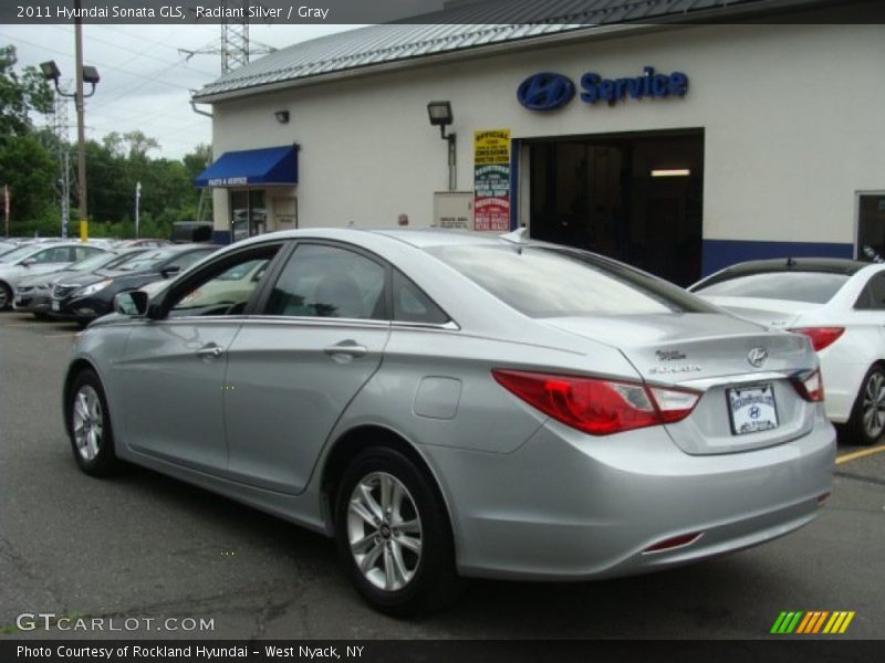 Radiant Silver / Gray 2011 Hyundai Sonata GLS