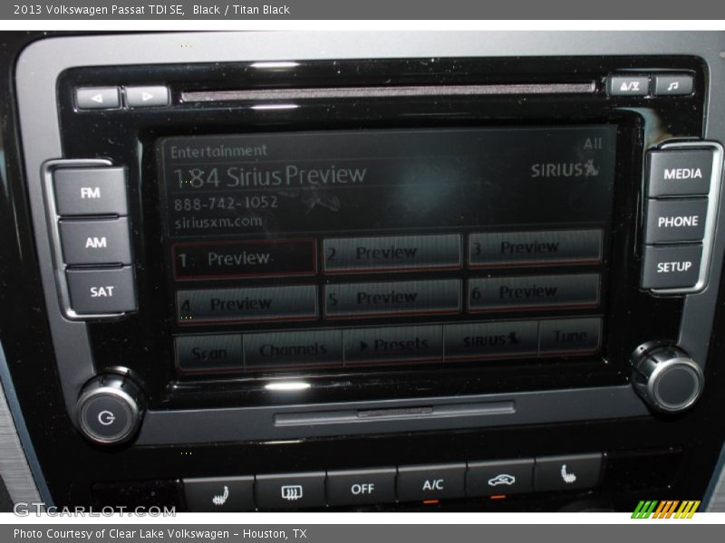 Black / Titan Black 2013 Volkswagen Passat TDI SE
