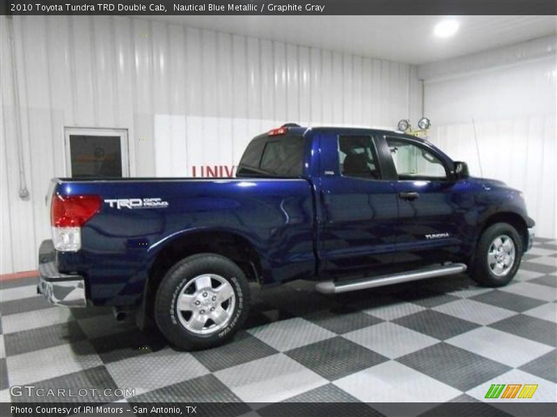 Nautical Blue Metallic / Graphite Gray 2010 Toyota Tundra TRD Double Cab