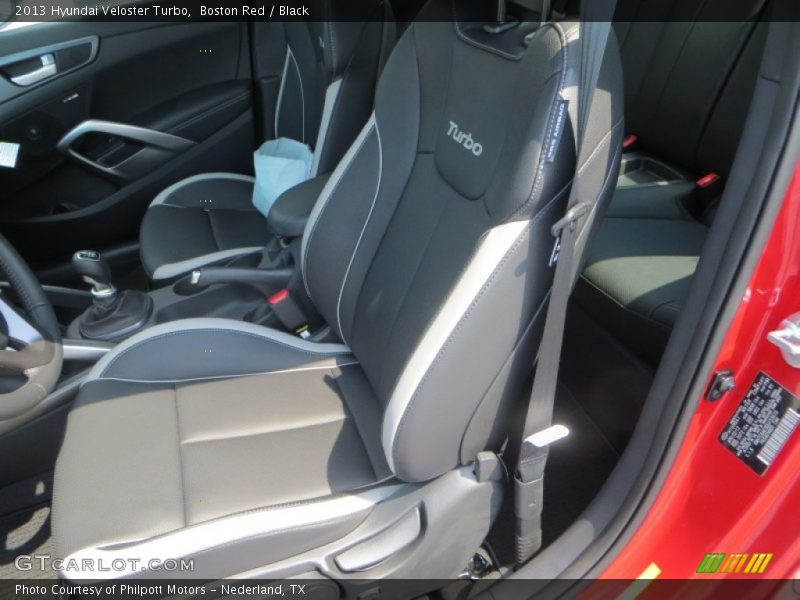 Boston Red / Black 2013 Hyundai Veloster Turbo