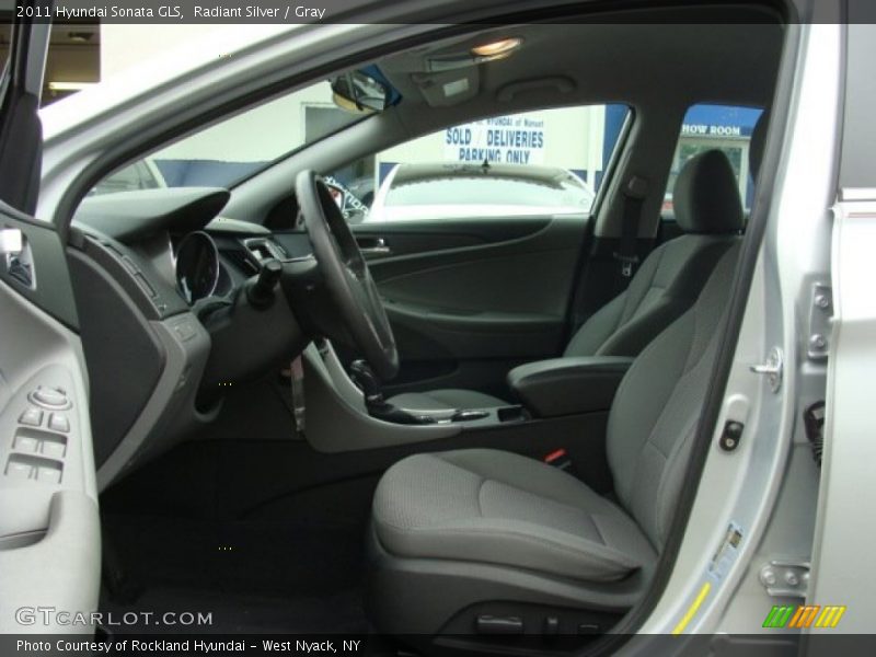 Radiant Silver / Gray 2011 Hyundai Sonata GLS