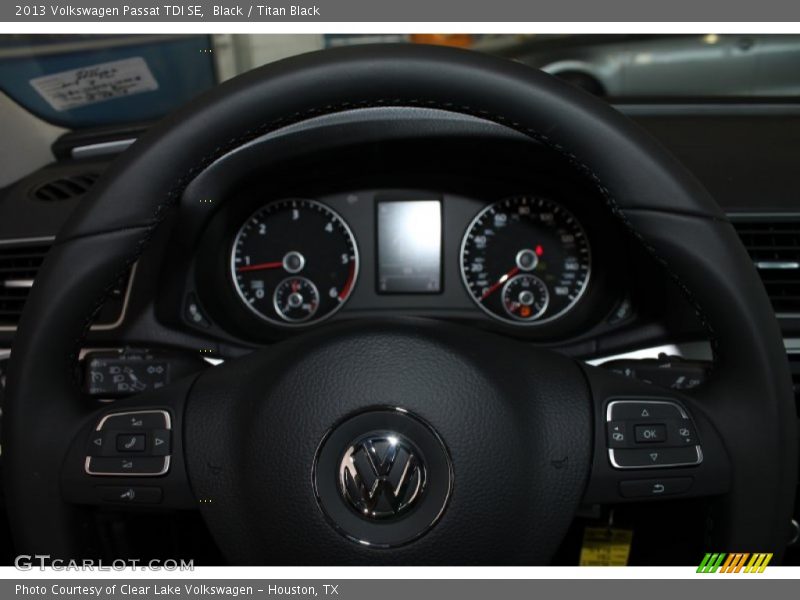 Black / Titan Black 2013 Volkswagen Passat TDI SE