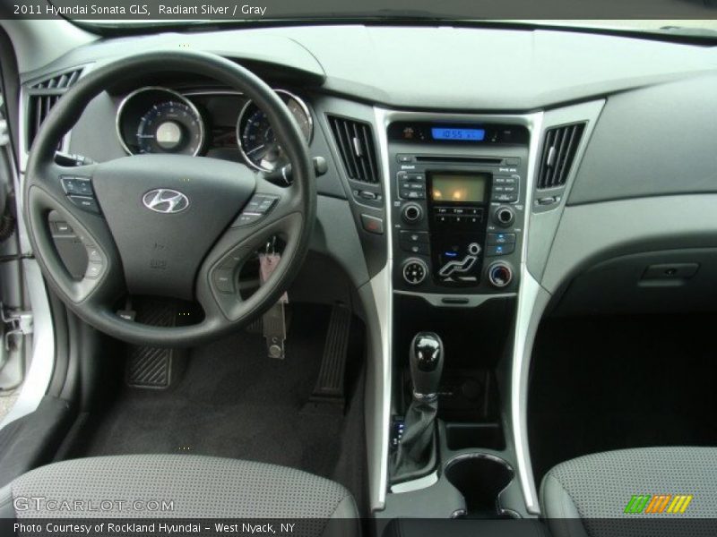 Radiant Silver / Gray 2011 Hyundai Sonata GLS
