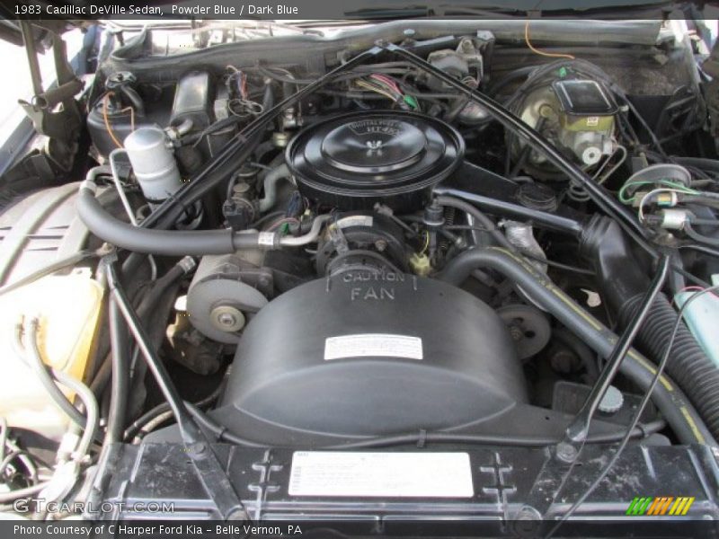 Powder Blue / Dark Blue 1983 Cadillac DeVille Sedan
