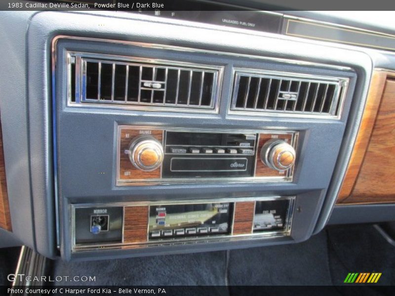 Powder Blue / Dark Blue 1983 Cadillac DeVille Sedan