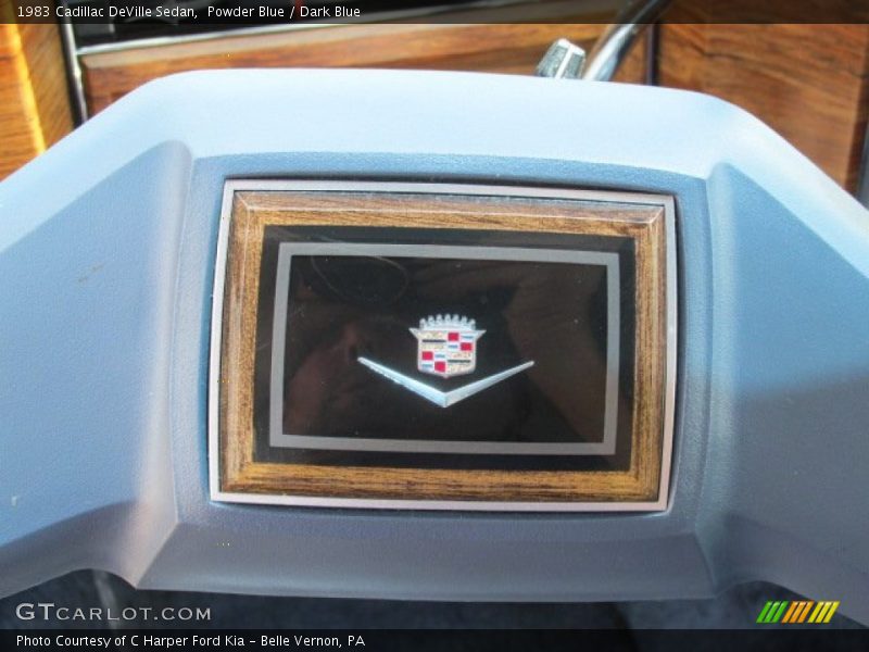 Powder Blue / Dark Blue 1983 Cadillac DeVille Sedan