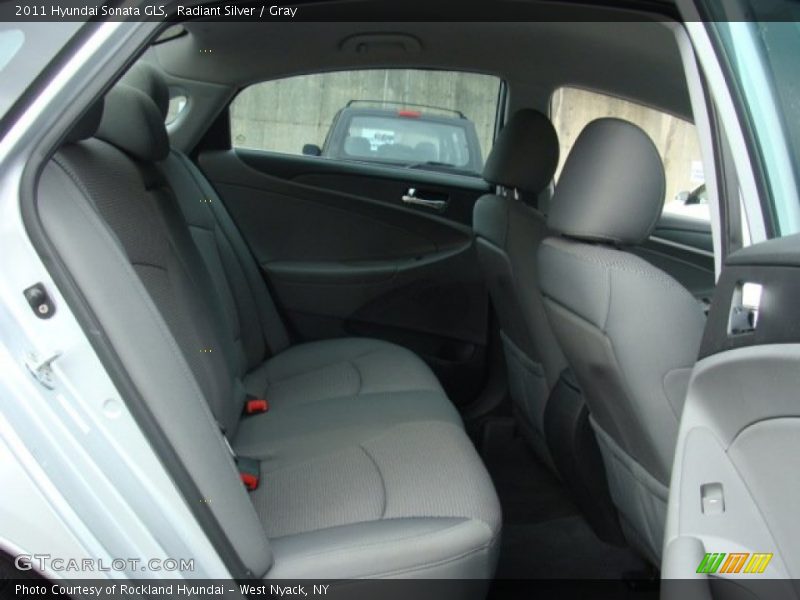 Radiant Silver / Gray 2011 Hyundai Sonata GLS