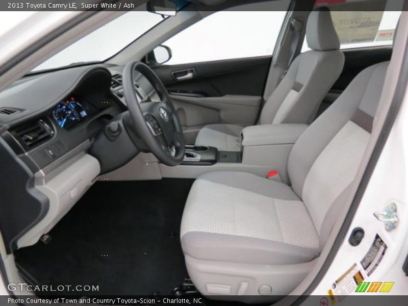 Super White / Ash 2013 Toyota Camry LE