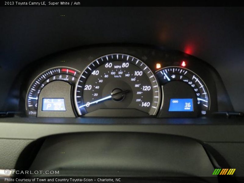Super White / Ash 2013 Toyota Camry LE