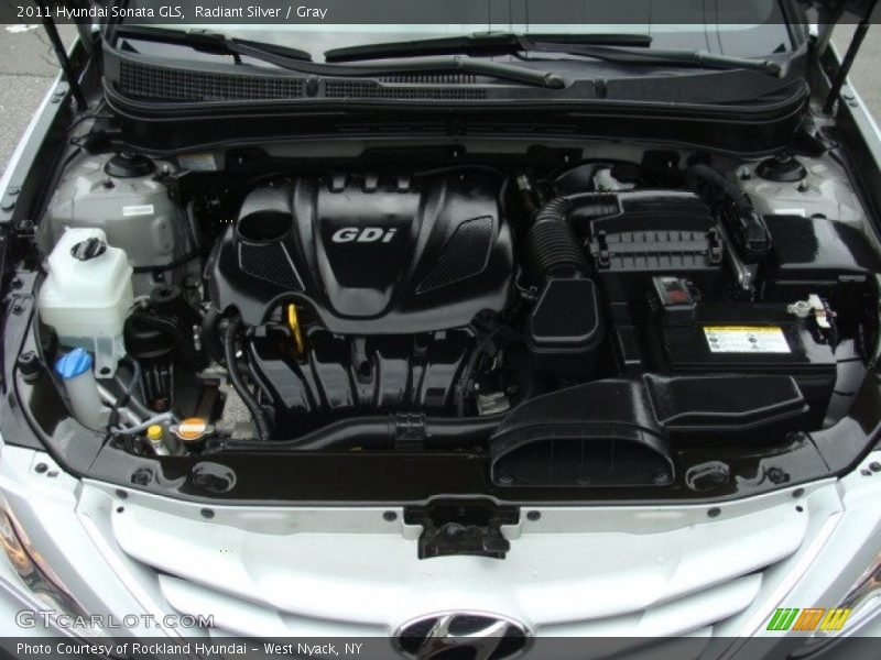 Radiant Silver / Gray 2011 Hyundai Sonata GLS