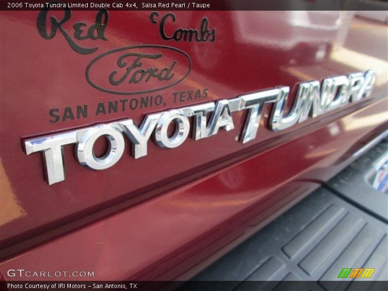Salsa Red Pearl / Taupe 2006 Toyota Tundra Limited Double Cab 4x4