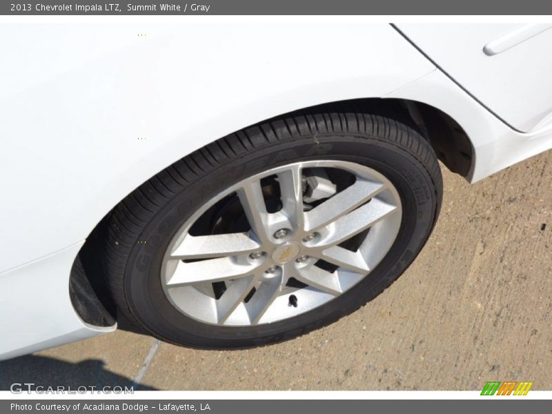 Summit White / Gray 2013 Chevrolet Impala LTZ