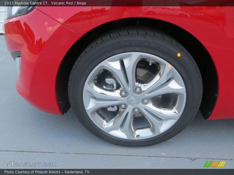 Volcanic Red / Beige 2013 Hyundai Elantra GT