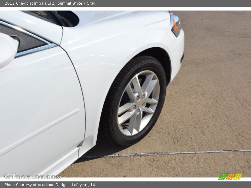 Summit White / Gray 2013 Chevrolet Impala LTZ