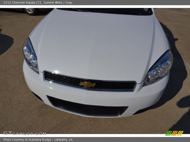Summit White / Gray 2013 Chevrolet Impala LTZ